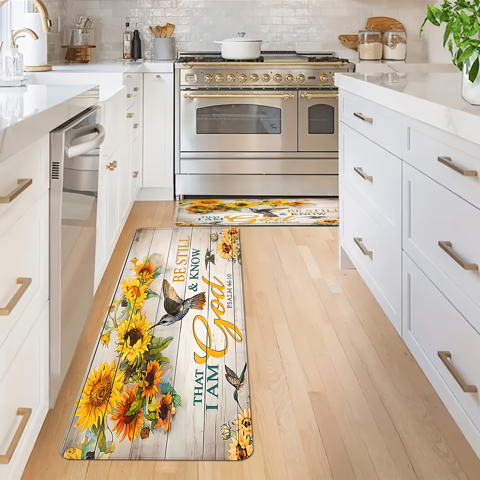 Chicken Print Kitchen Mat For Floor Anti slip Hallway - Temu