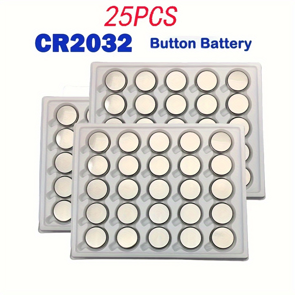 Cr2032 Button Batteries Br2032 Dl2032 Ecr2032 Cell Coin - Temu
