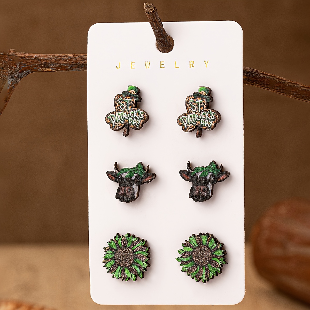 St Patricks Day Holiday Jewelry Stud Earrings - Temu