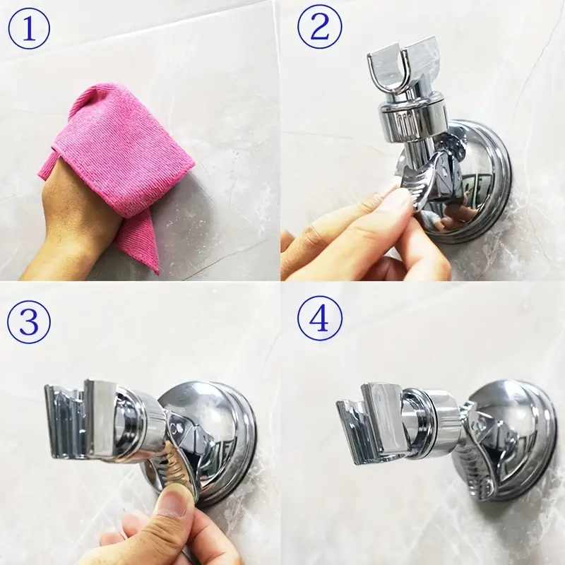 Adjustable Shower Head Holder Bathroom Suction Cup Handheld - Temu