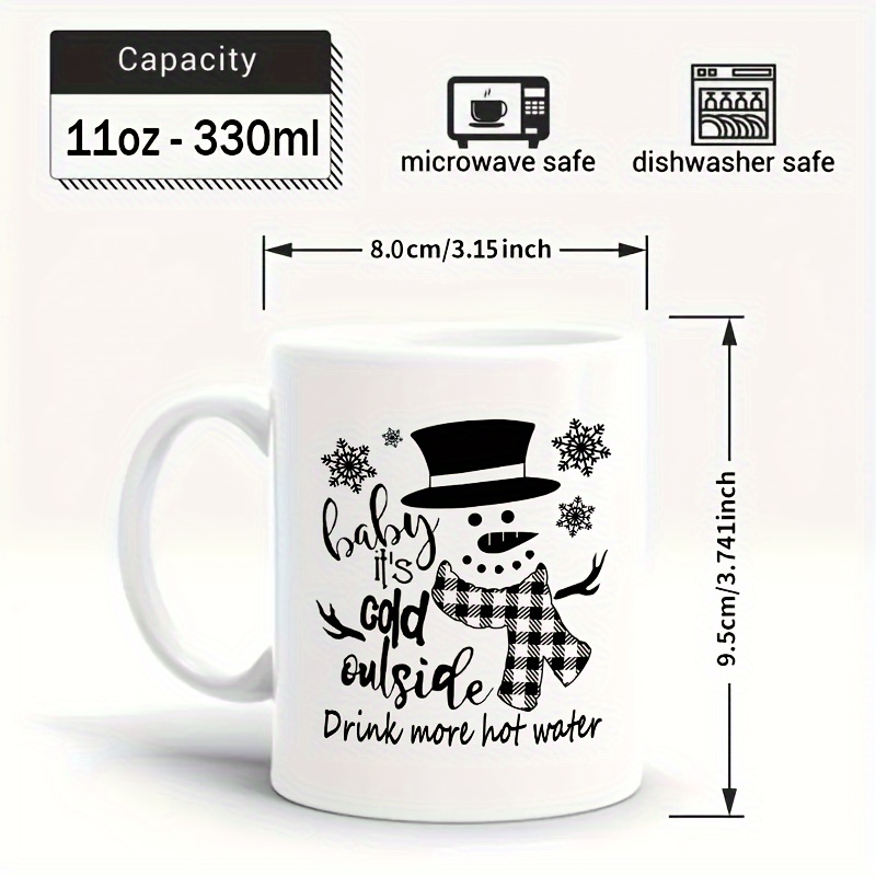 Christmas Gift Coffee Mug It's Cold Outside Baby Mug - Temu