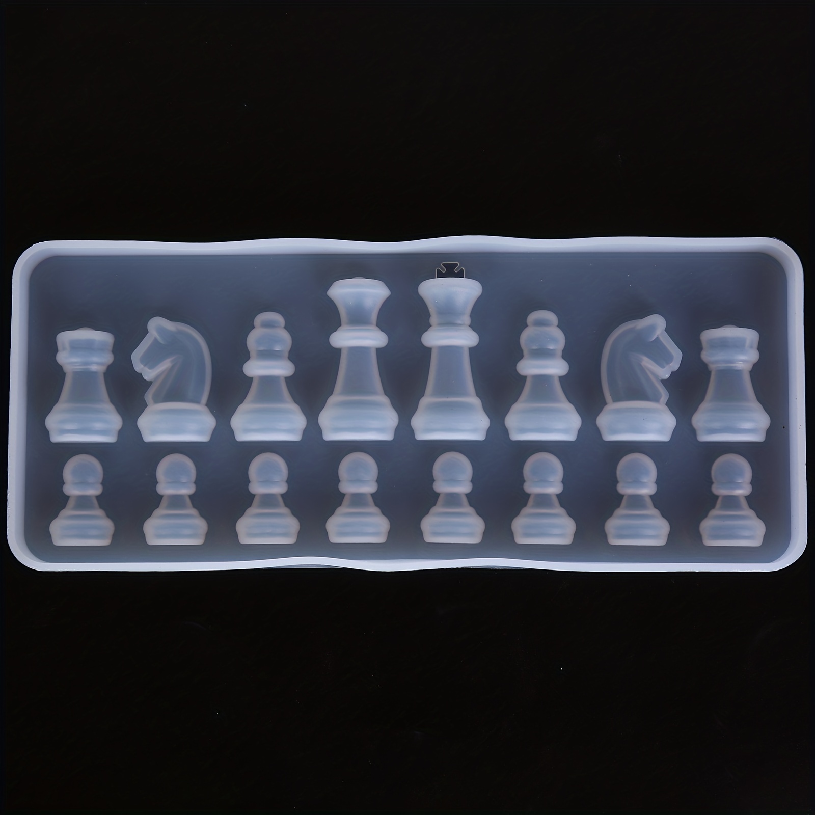Comprar Herramientas para hacer manualidades DIY, moldes de silicona de resina  epoxi UV de ajedrez internacional, molde de tablero de ajedrez