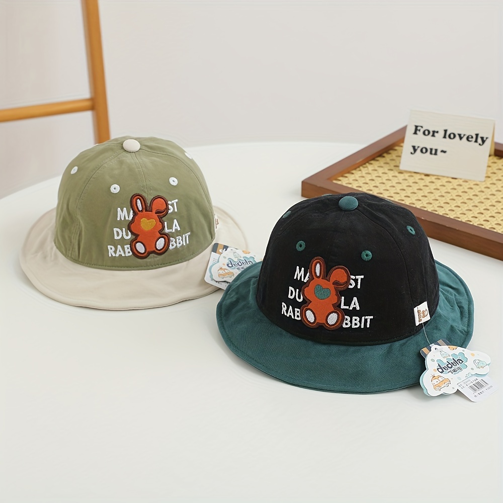 1pc Love Little Rabbit Baby Basin Hat Fisherman Hat For 6 12 Months Boys  And Girls - Kids' Fashion - Temu United Arab Emirates