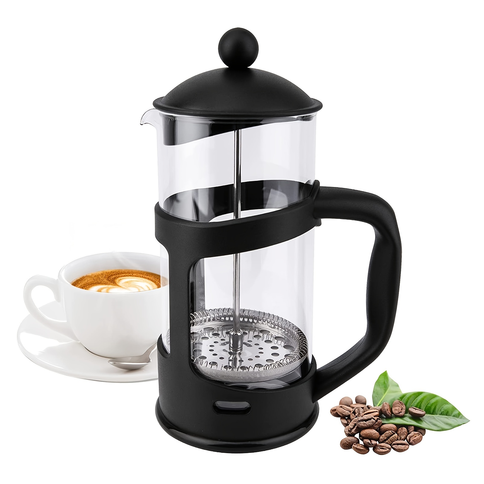 Durable Stainless Steel French Press Coffee Pot - Perfect For Brewing  Delicious Coffee At Home - Temu