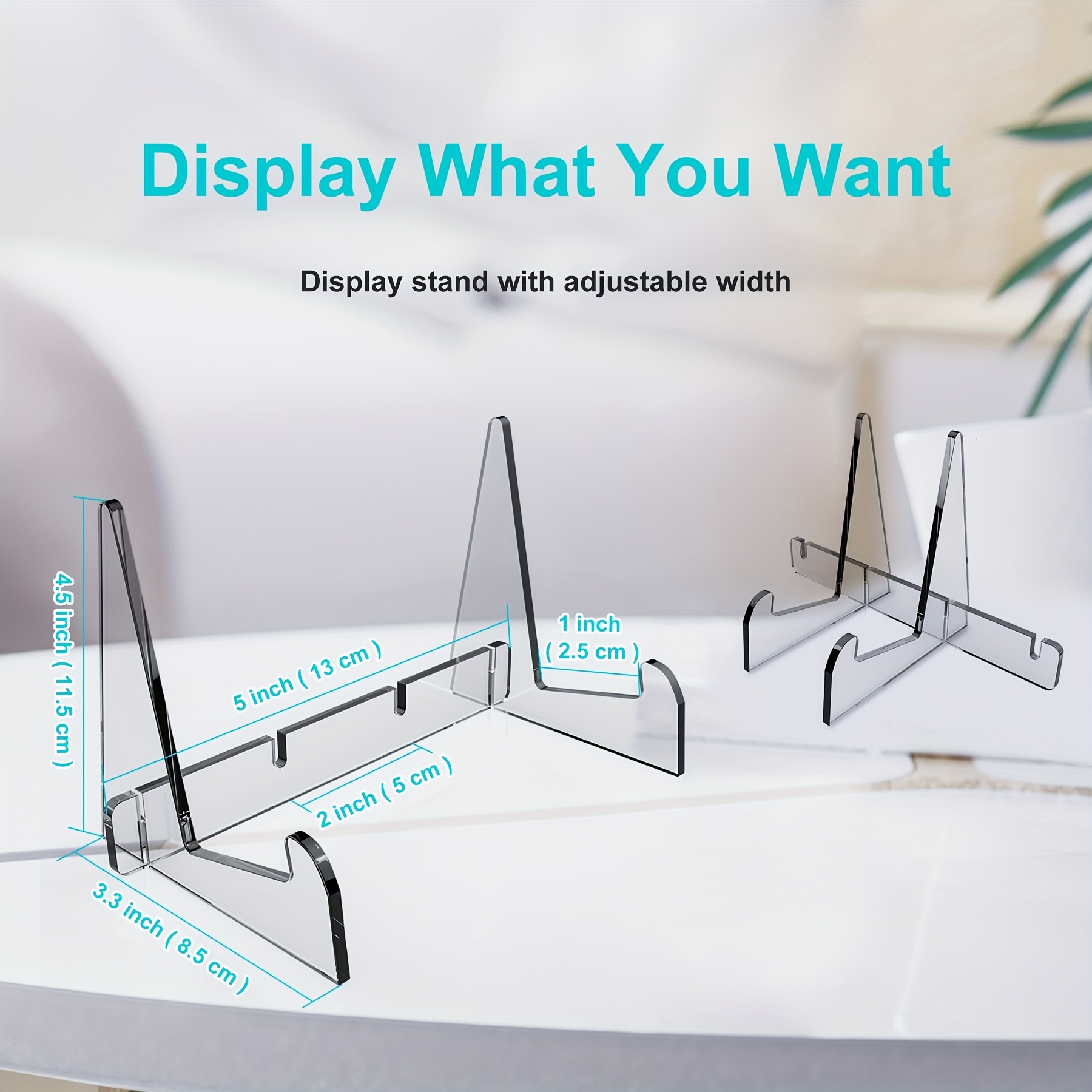 Assemble Acrylic Display Stand clear Acrylic Display Easel - Temu United  Arab Emirates
