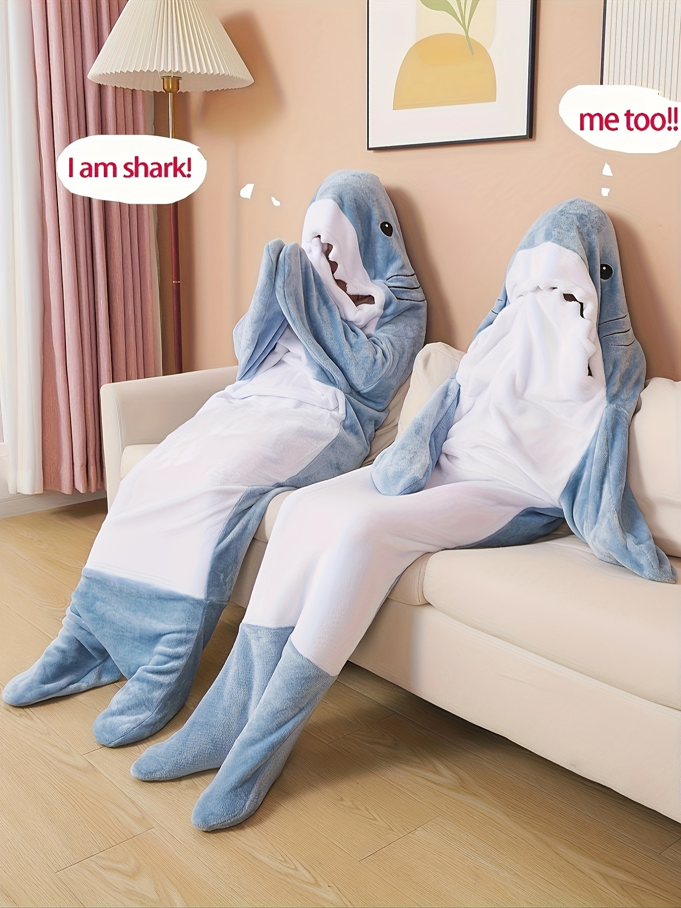 Combinaison complète de requin douce et chaude • Tous en Pyjama !