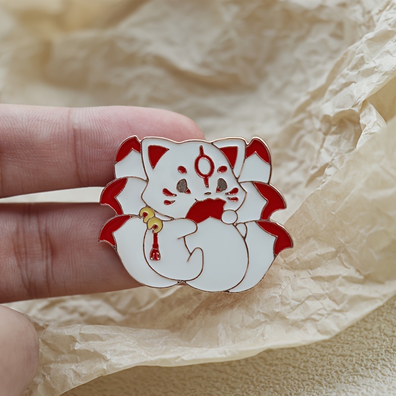 Fox store brooch pin