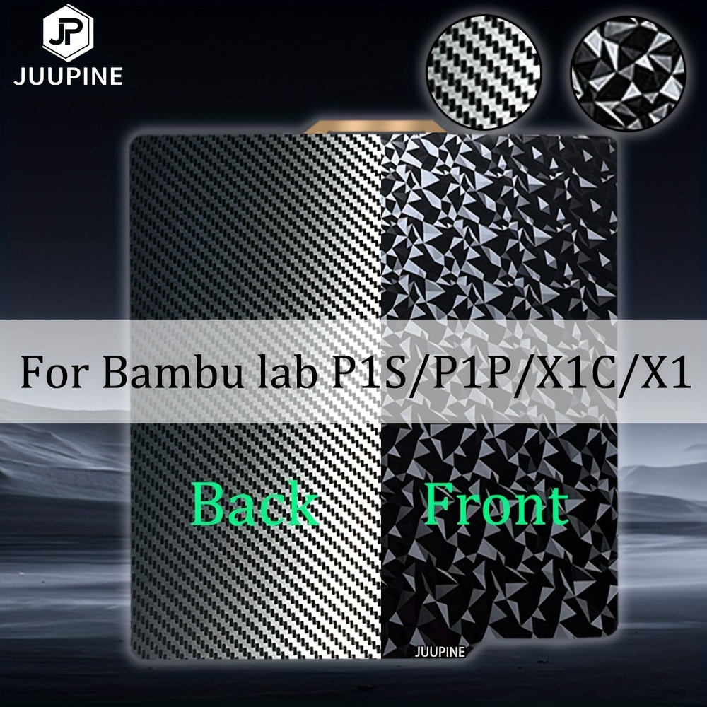 EJ.life Plateau d' 3D 235x235mm en fibre de carbone PET et PEI texturé avec  d' magnétique - Cdiscount Informatique