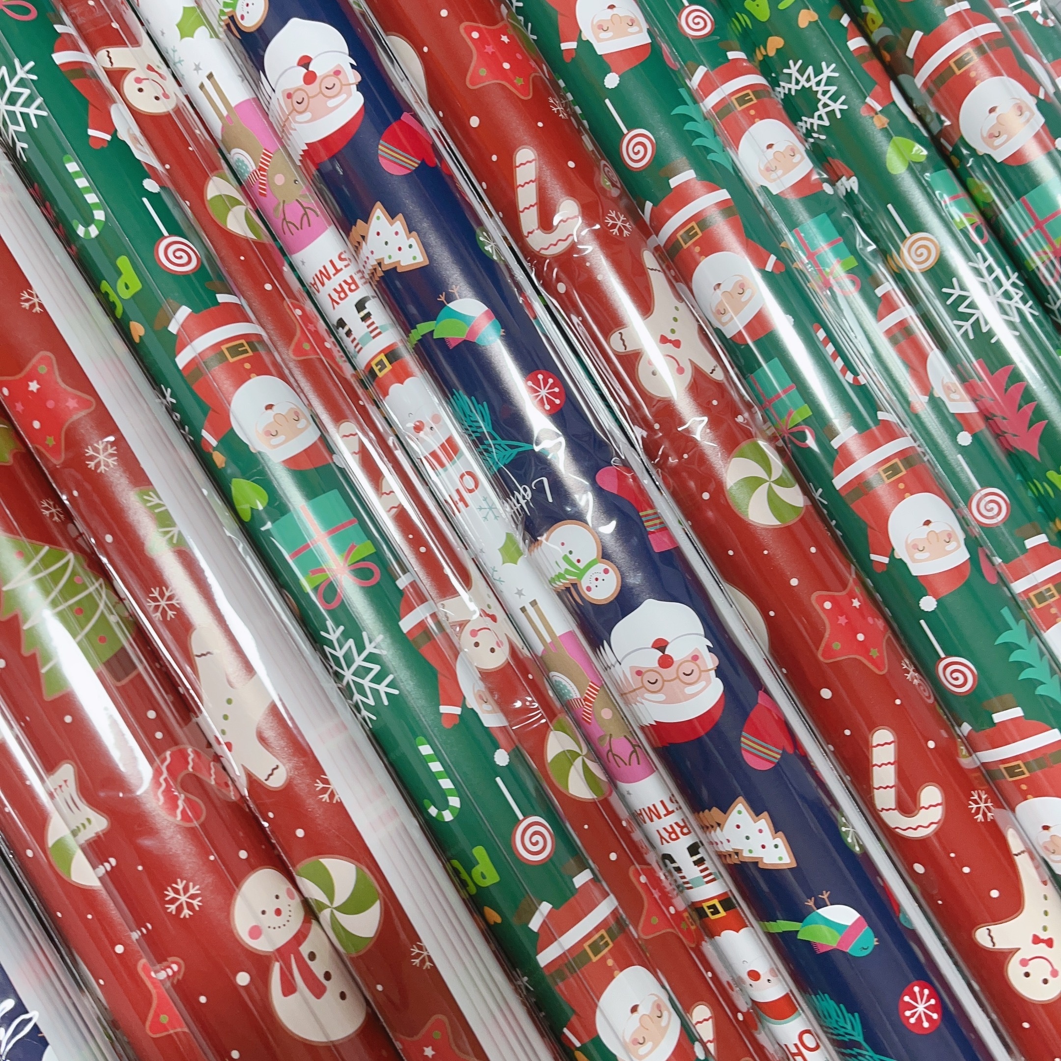 5pcs 75*52cm/29.5*20inch Cartoon Christmas Gifts Wrapping Paper,  With Multiple Patterns Available For Christmas Decoration, Gift Box, Paper Box