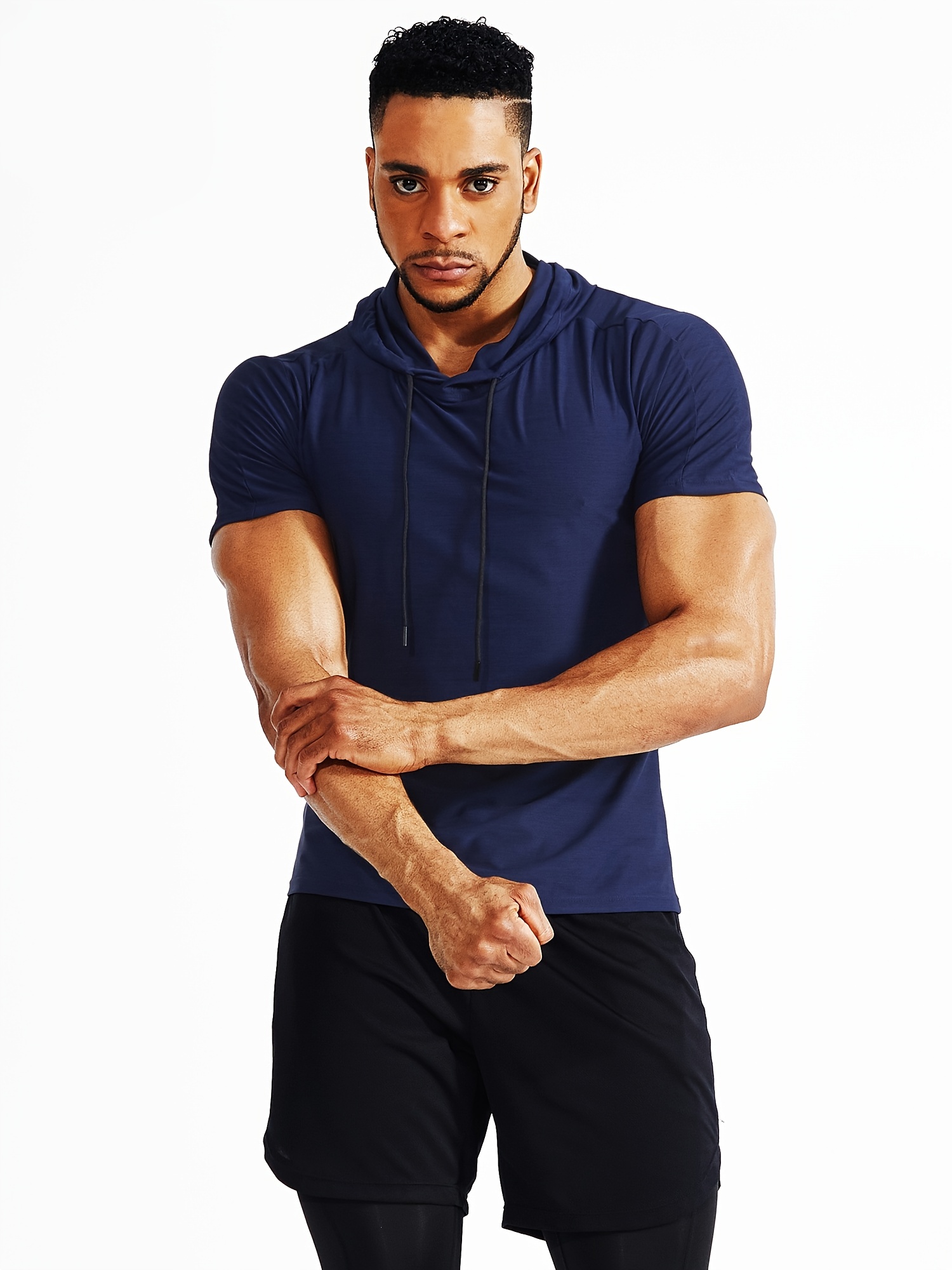 Short Sleeve Workout Shirts for Men - Fitted Fit for Training