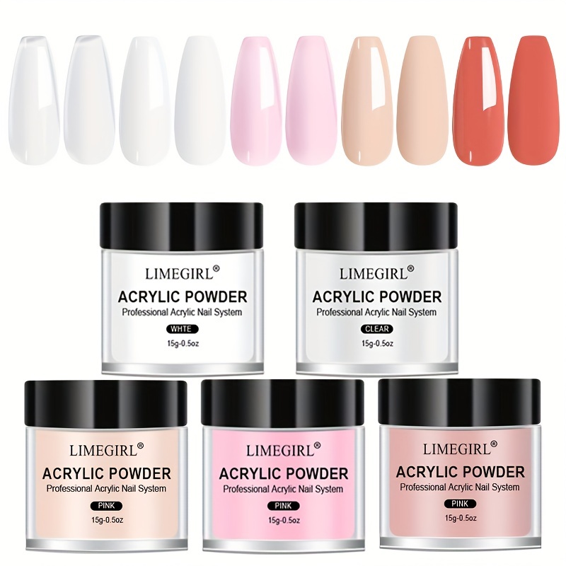 Acrylic Nail Yeacher Kit, Ensemble de Poudre et Liquide Acrylique