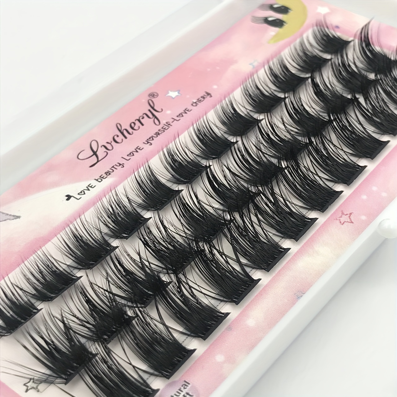 Eyelashes Extensions Diy Manga Lash Clusters Wispy Spiky - Temu Canada