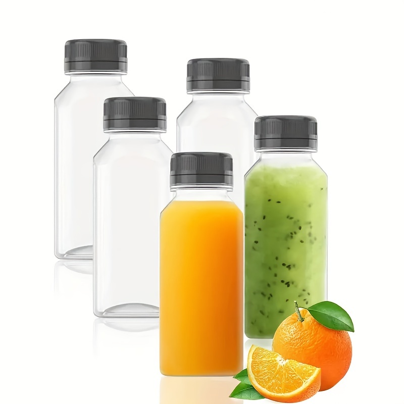  Patelai 48 Pcs Plastic Juice Bottles with Caps Bulk 12oz Juice  Containers for Fridge Empty Reusable Smoothie Bottle Juicing Bottles with  Lids Clear Drink Containers for Drinking and Other Beverages: Home