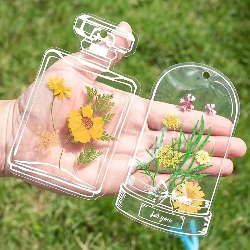 Transparent Plastic Film Diy Dried Flower Bookmark Materials - Temu