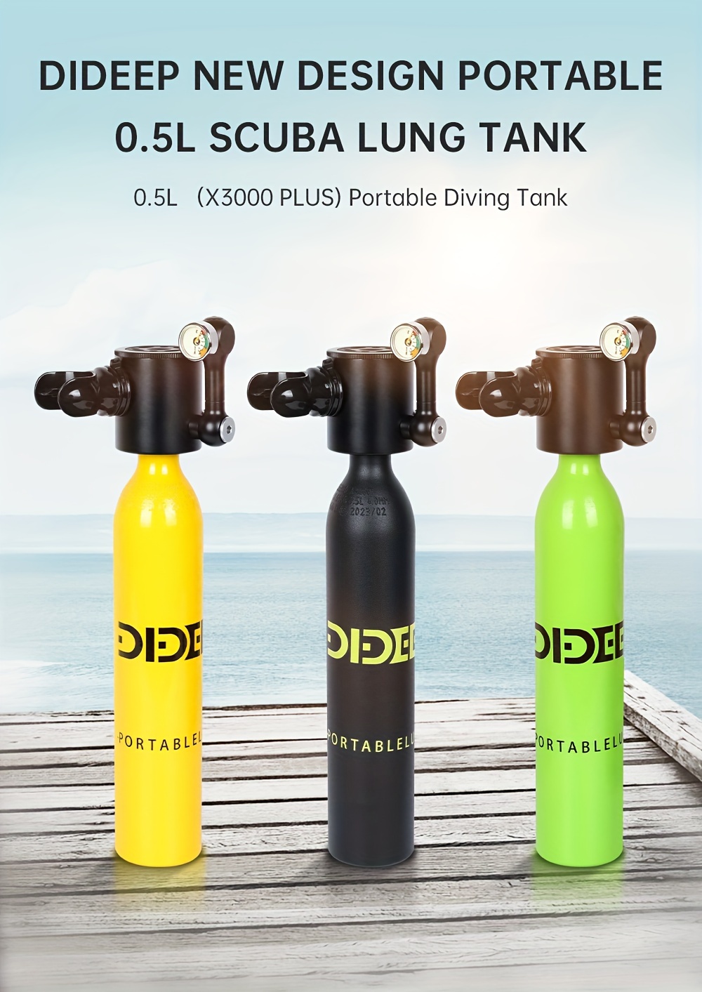 Mini Diving Lung Tank Manual Pump Portable - Temu