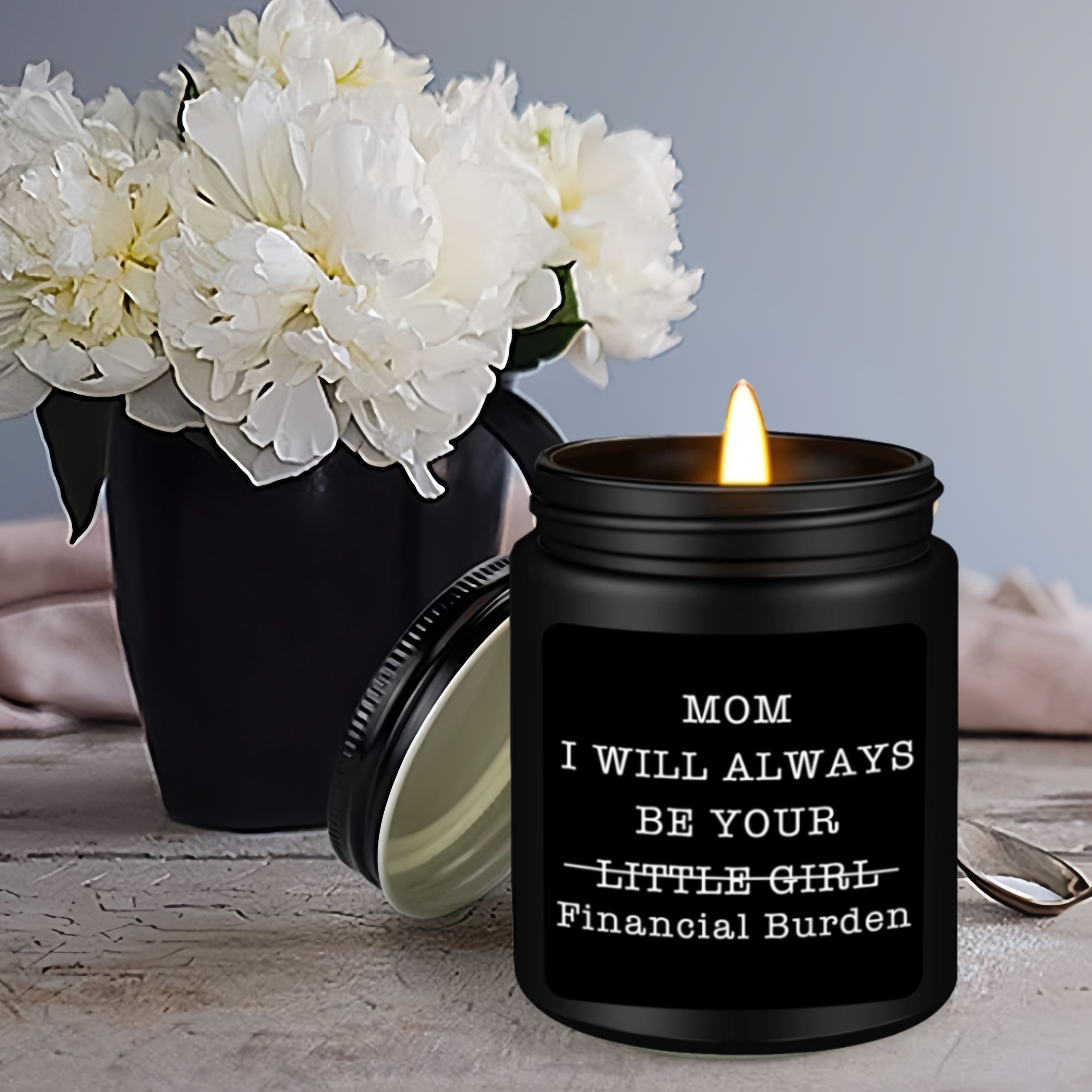 Funny Gifts for Mom - Unique Birthday Mom Gag Gifts from Daughter Son Mom  Thanksgiving,Christmas Mothers Day Gifts,Lavender Scented Candles(7oz)