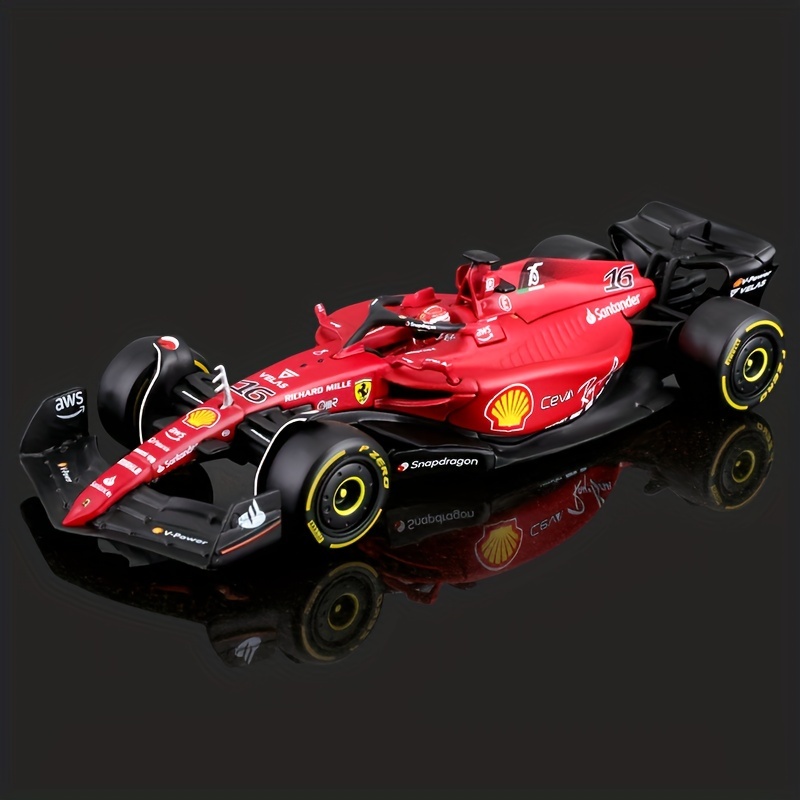 1:18 BURAGO 2022 Ferrari F1-75 #16 Charles Leclerc Diecast Car F1