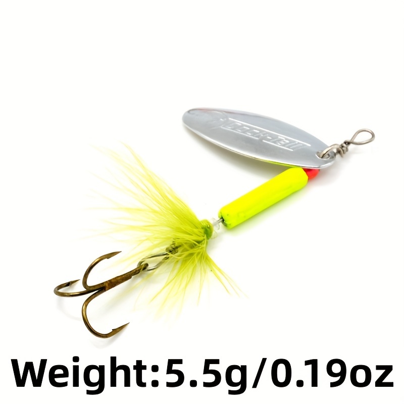 Fishing Lures Spinner Baits Bass Lures Trout Lures Hard Metal Spinnerbaits Fishing  Spinners Lures Kit for Pike Salmon Walleye Freshwater Saltwater Fishing
