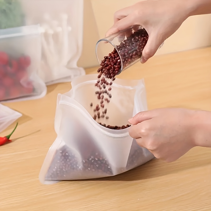 Reusable Ziplock Bags Food Storage Bags Gallon Freezer - Temu