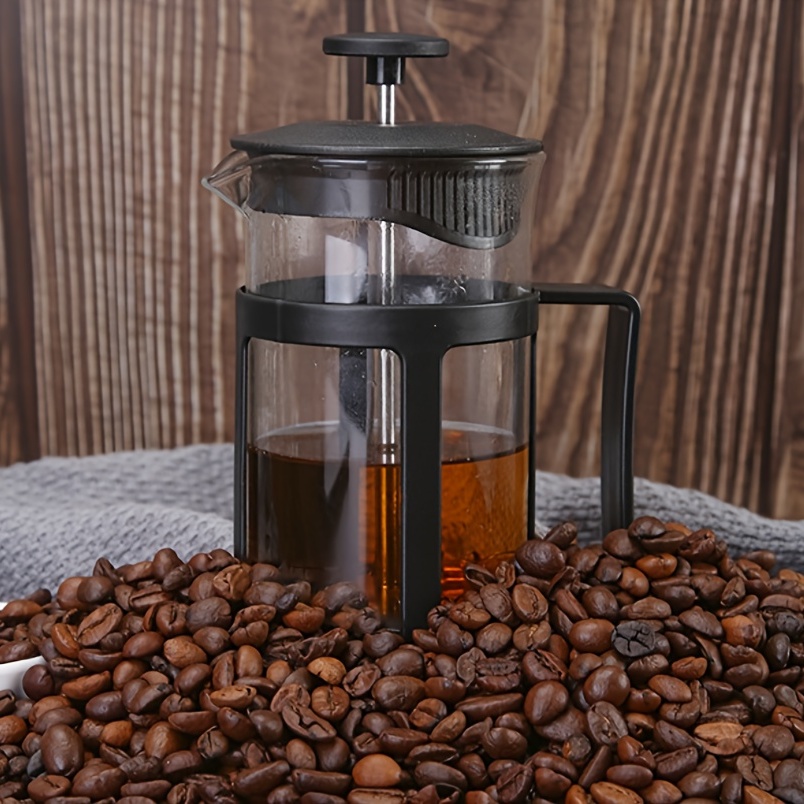 KONA French Press Coffee Maker With Reusable Stainless Steel