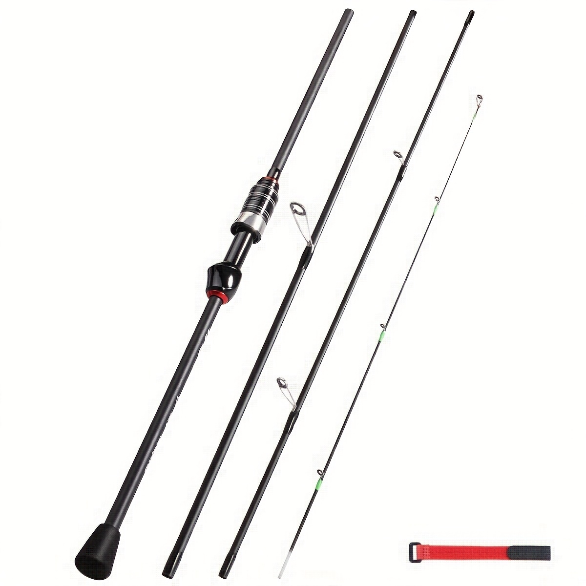 Sougayilang 4 Section Bass Casting Spinning Fishing Rod Light Weight High  Carbon Fishing Rods 