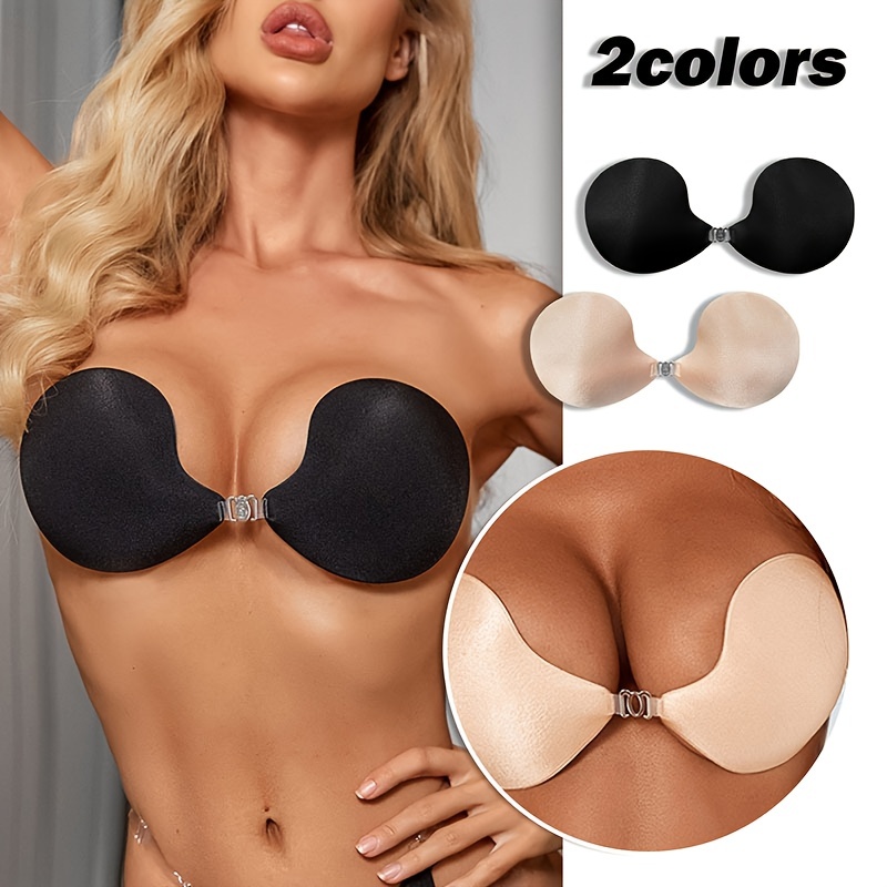 Seamless Wireless Adhesive Stick Bra Strapless Push Up Bras Women Sexy  Backless Lingerie Invisible Silicone Bralette - Temu United Kingdom