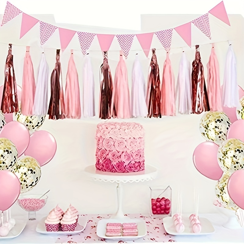 Diy Tassel Garland Tissue Paper Tassels Banner For Wedding - Temu