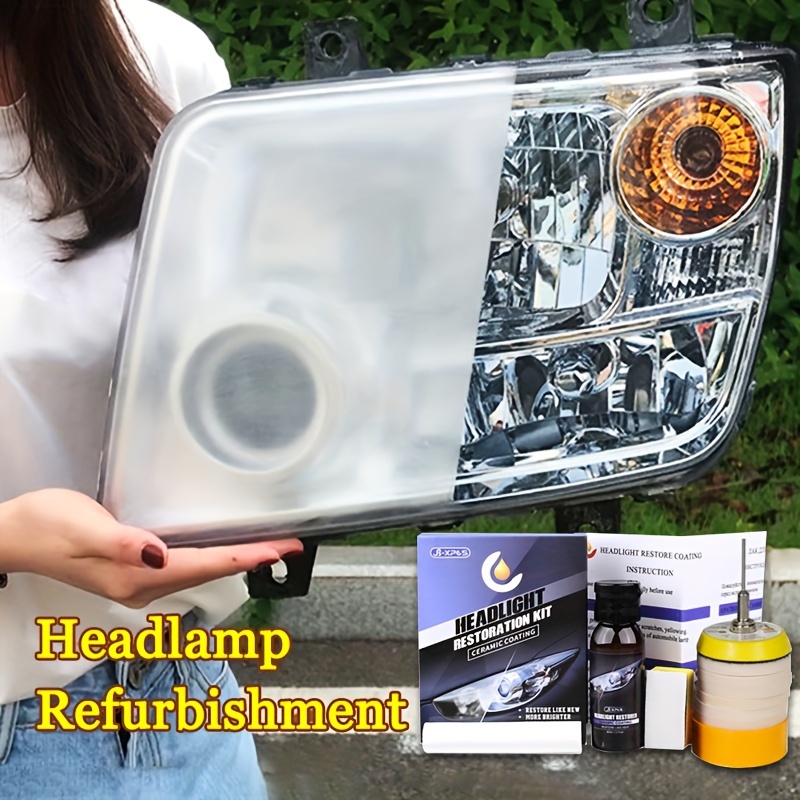 Ceramic Headlight Restoration Kit Car Headlight Cleaner - Temu