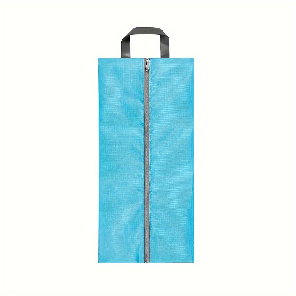 Travel Shoe Bags, Foldable Waterproof Shoe Pouches Organizer-Double Layer  (2 Blue Shoe Bags)