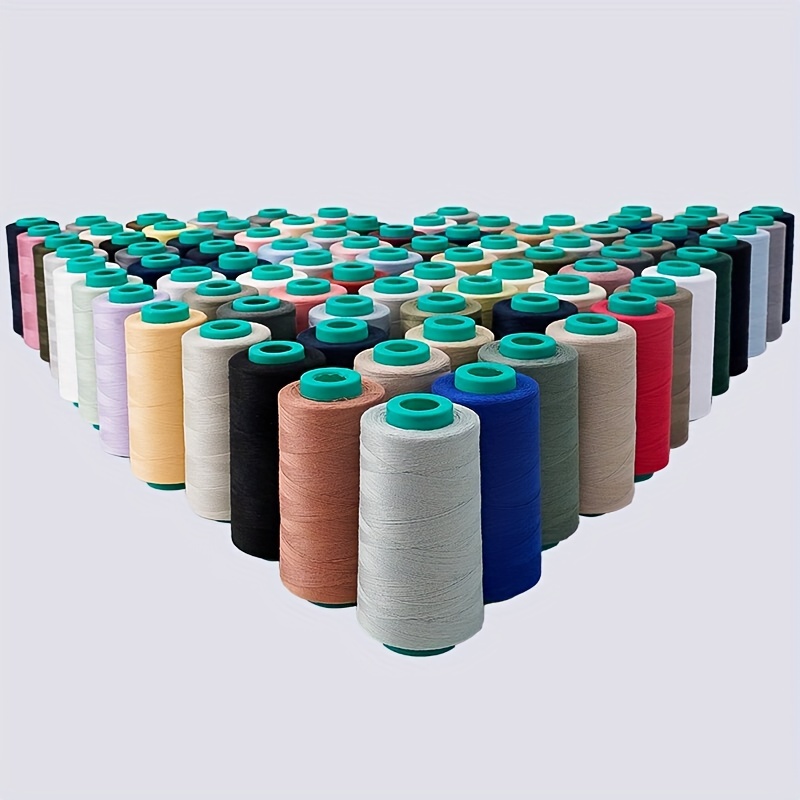 Black Sewing Thread 100% Polyester 3000 Yards/spool Of Yarn - Temu