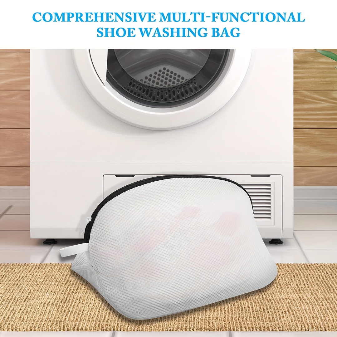 Strong Rectangle Shoe Wash Bag Durable Mesh Laundry Washing Bags Sneakers  Trainer Delicates Protector Laundry Clothing Organizer