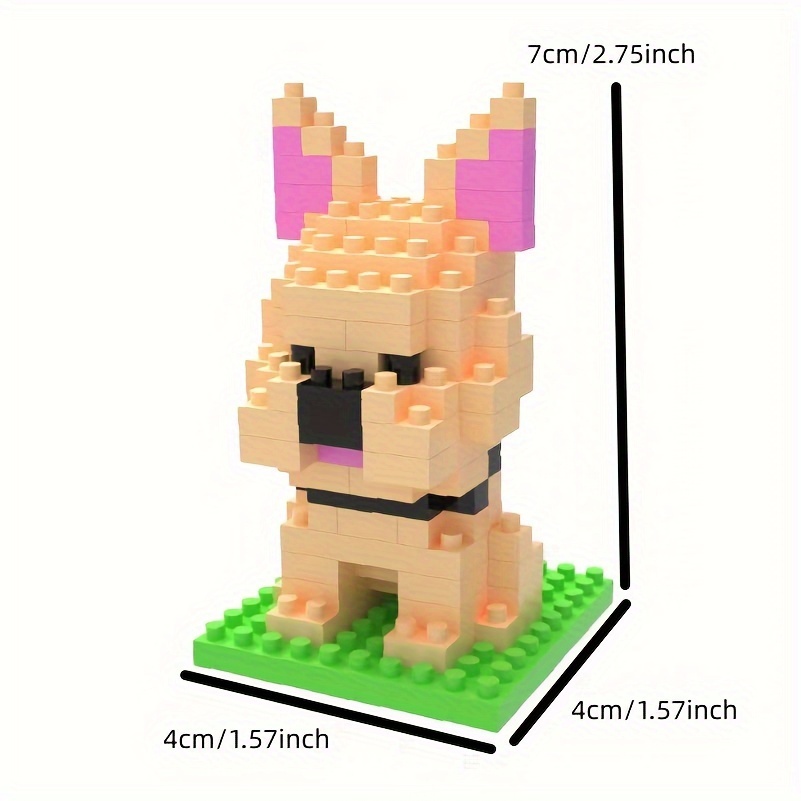 KAZI Building Blocks KAZI Adorable Pug Dog Building Set - 276 Piece ...