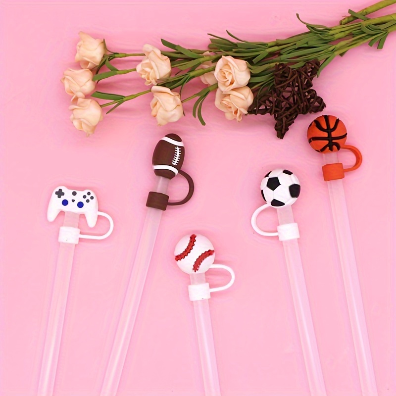 1PCS Super Star Pink Karol G straw cover straw cap Karol straw toppers  charms straw toppers for tumbers drink cover straw cover