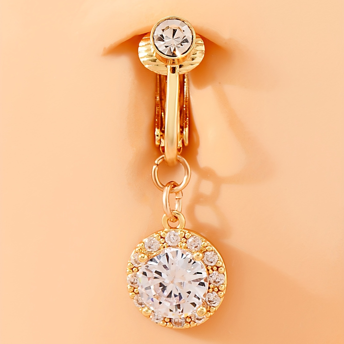 Circle Hook Stainless Steel Navel Belly Ring