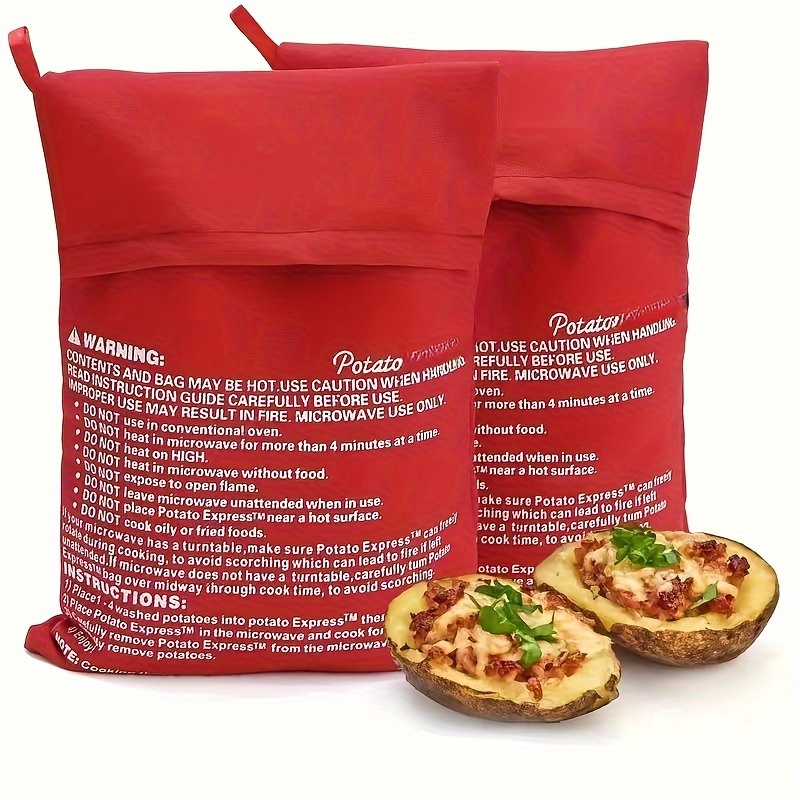 1 pieza, bolsa para cocinar patatas: solución rápida y fácil para cocinar  patatas en microondas, Moda de Mujer