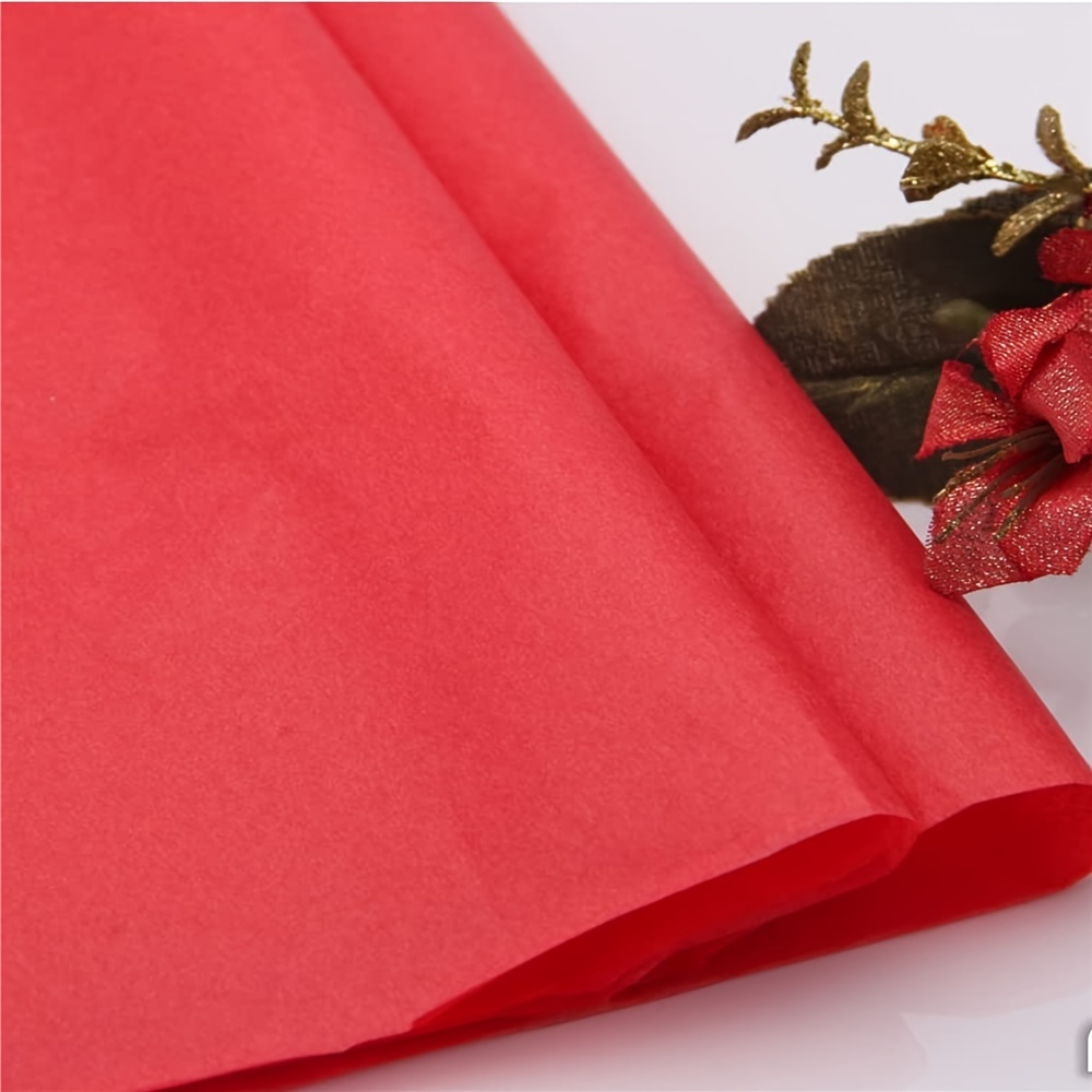Scarlet Red Tissue Paper 20 Inch X 30 Inch Sheets Premium Gift Wrap Paper 