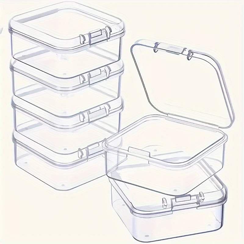 Diy Jewelry Accessories Storage Box Transparent Plastic - Temu Canada