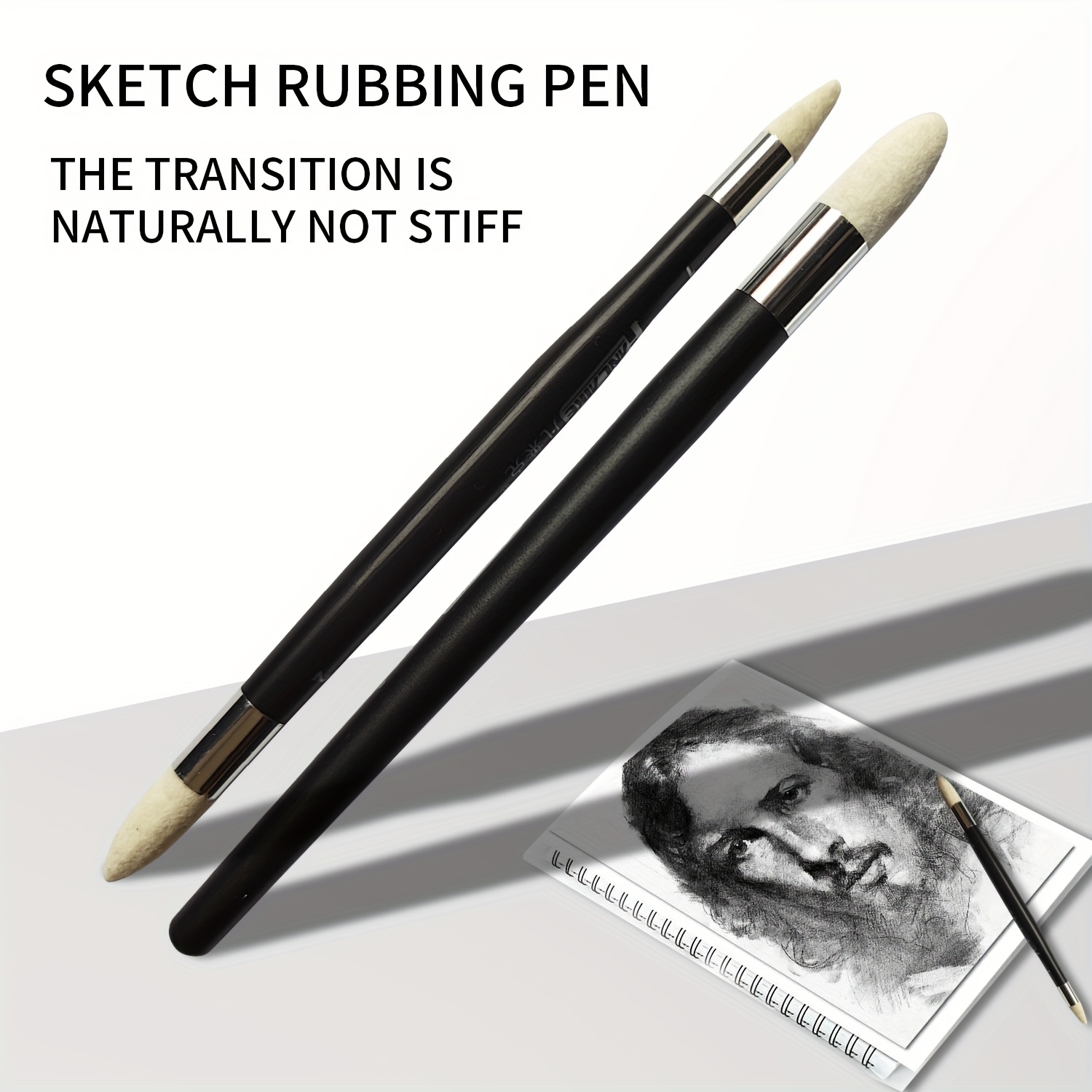 Crayons à dessin au charbon de bois doux non toxiques, stylo à croquis  manga professionnel, fournitures d'art, 24 pièces