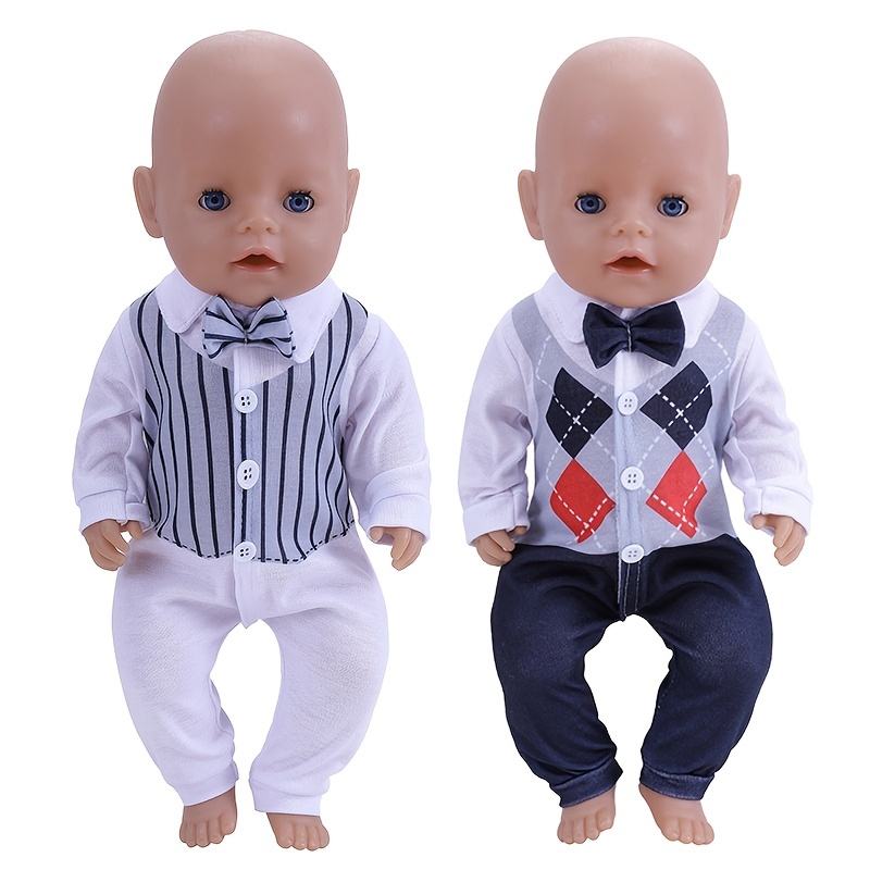 SOTOGO Lot de 18 vêtements et accessoires pour poupée garçon de 30,5 cm  comprenant 5 ensembles de vêtements de poupée, vêteme