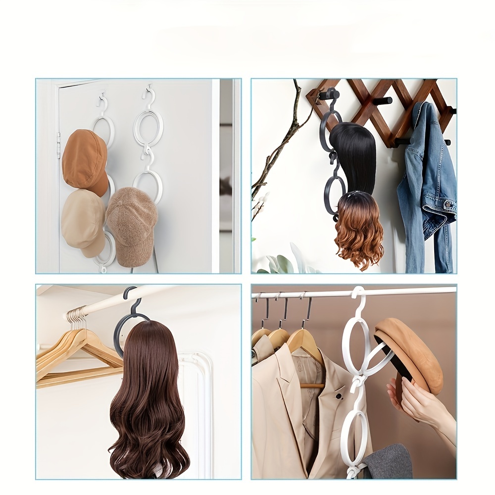 Portable Wig Head Stand Holder Hair Styling Display Wig Stand Hat Stand For  All Wigs And Hats Beauty Accessories