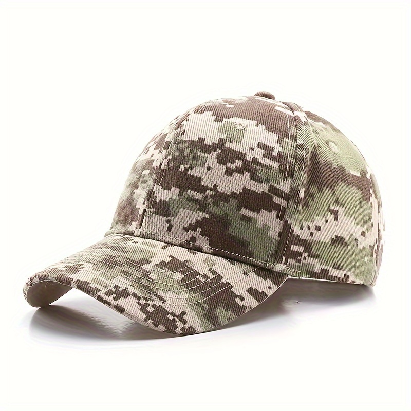 Style One Camouflage Print 1pc Baseball Baseball Hat, Dad Hats, Men's Unisex Sunshade Casual Outdoor Training Mountaineering Fishing Baseball For