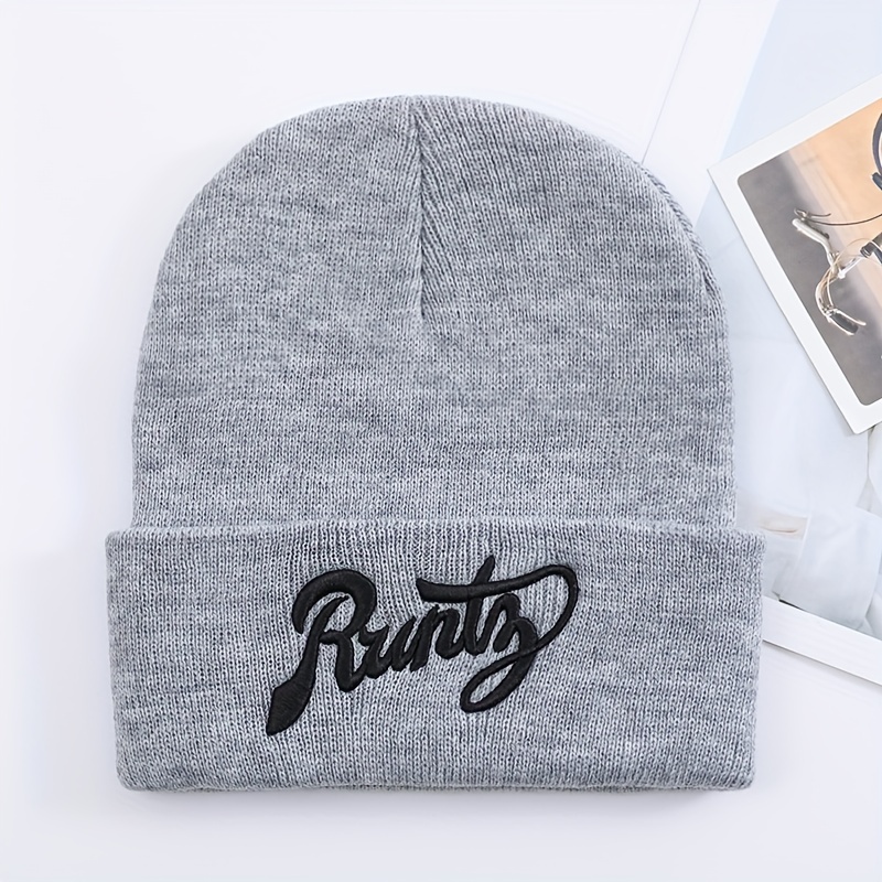 Embroidered Cold Hat American Style Warm Ear Protect