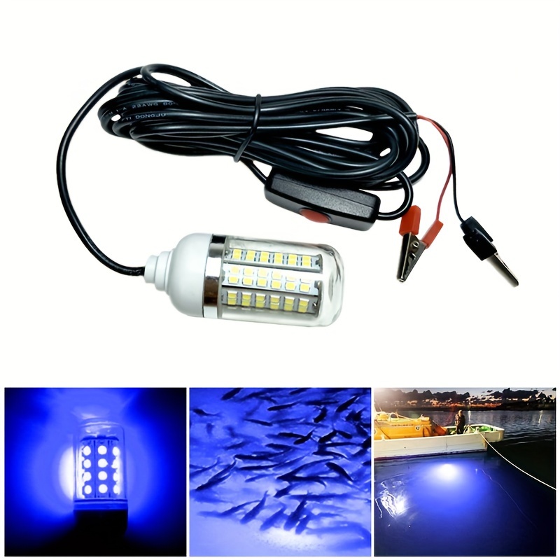 Bright Led Underwater Fishing Lamp With Rechargeable - Temu Mexico