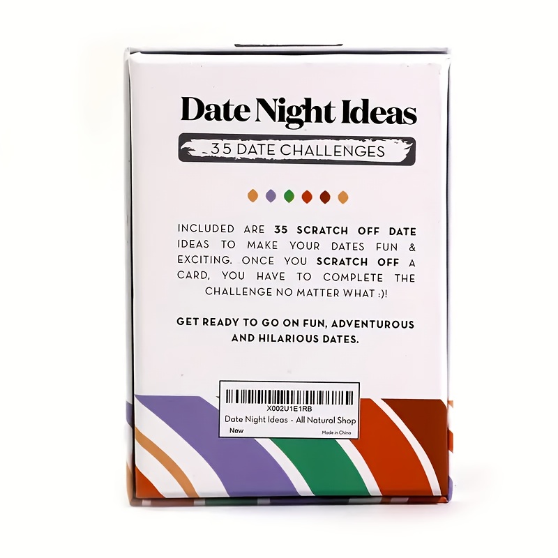 Date Night Ideas : 35 Scratch Off Dates Couples Card Game Romantic  Challenge NEW