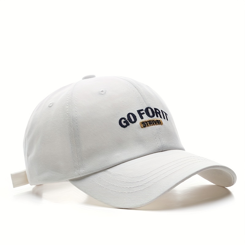 Embroidered Baseball Hat Adjustable Outdoor Sun Hat