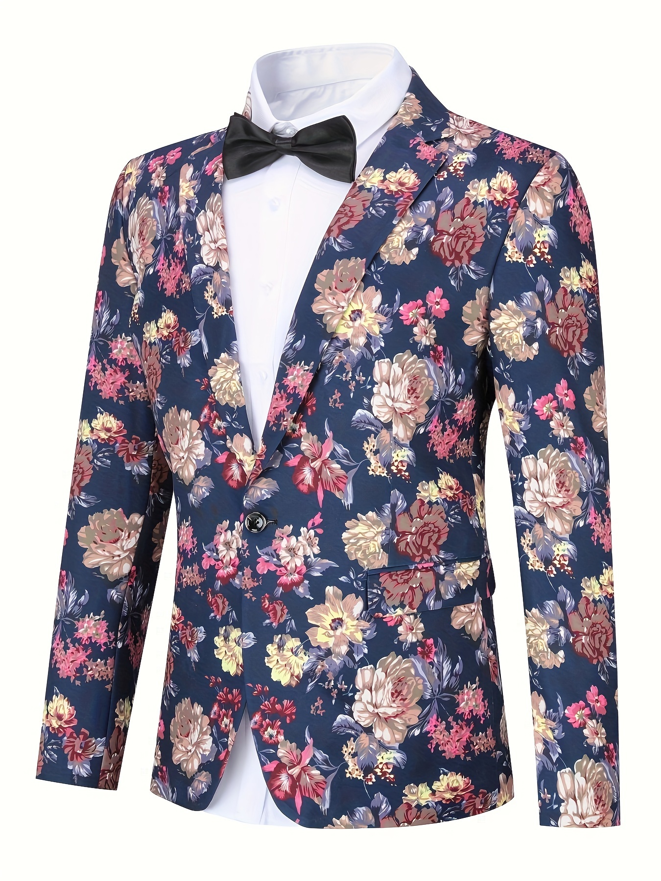  Chaqueta de traje con estampado de frutas frescas para