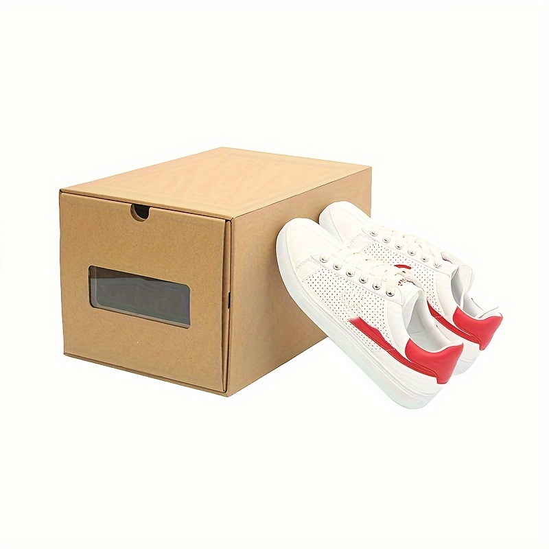 1pc Caja De Zapatos Contenedor De Zapatos Tipo Flip Caja - Temu