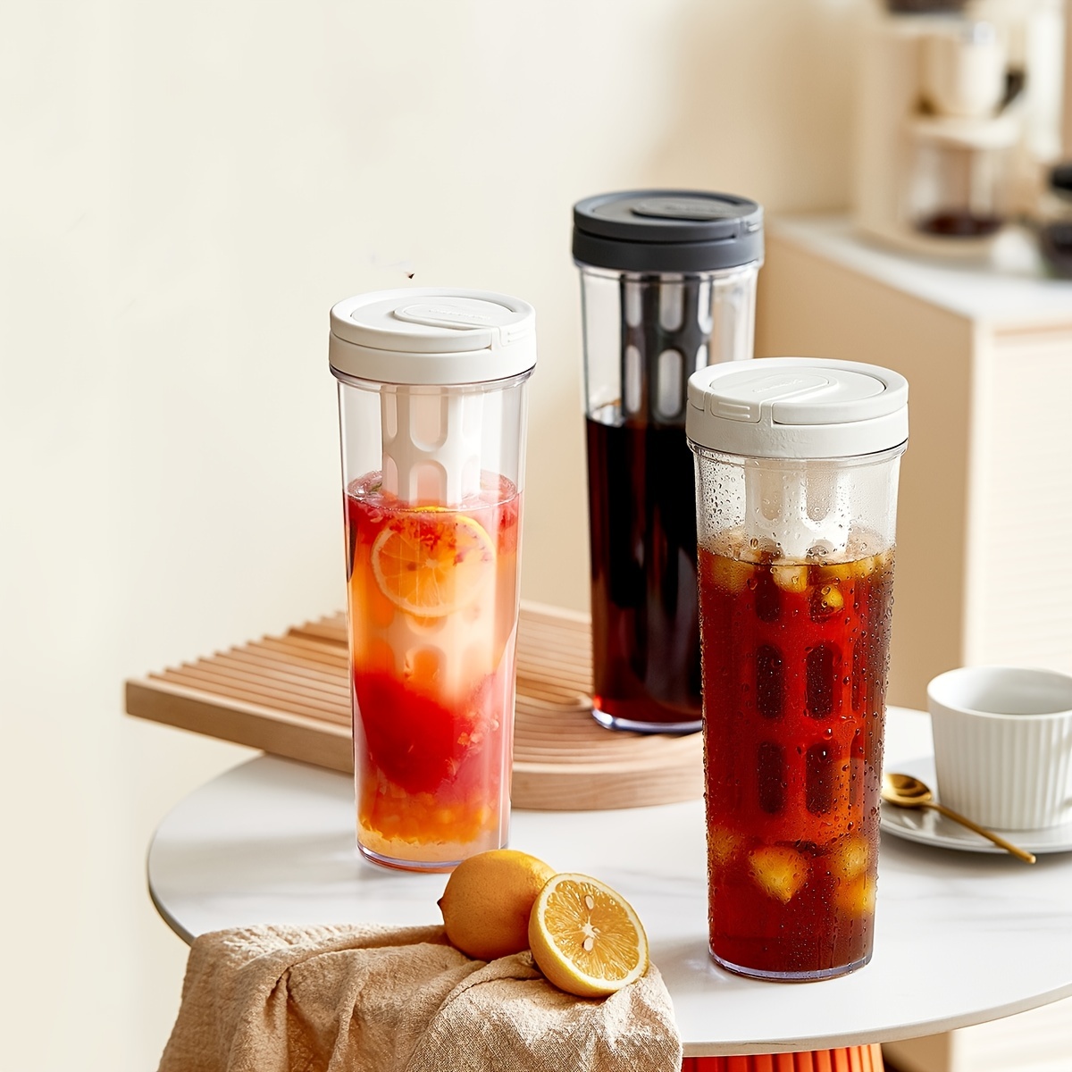 High Capacity Cold Brew Coffee Bottle With Double-layer Stainless Steel  Filter Mesh - Perfect For Fruit Tea And Coffee Lovers - - Includes Coffee  Tools And Accessories - Temu Australia