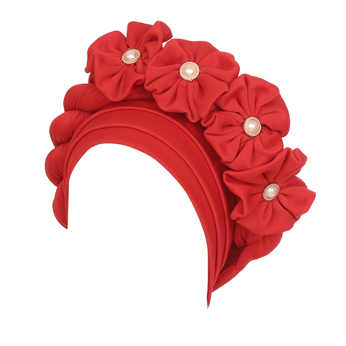 Chapeau Turban Africain À Décor Floral Classique Couleur - Temu France