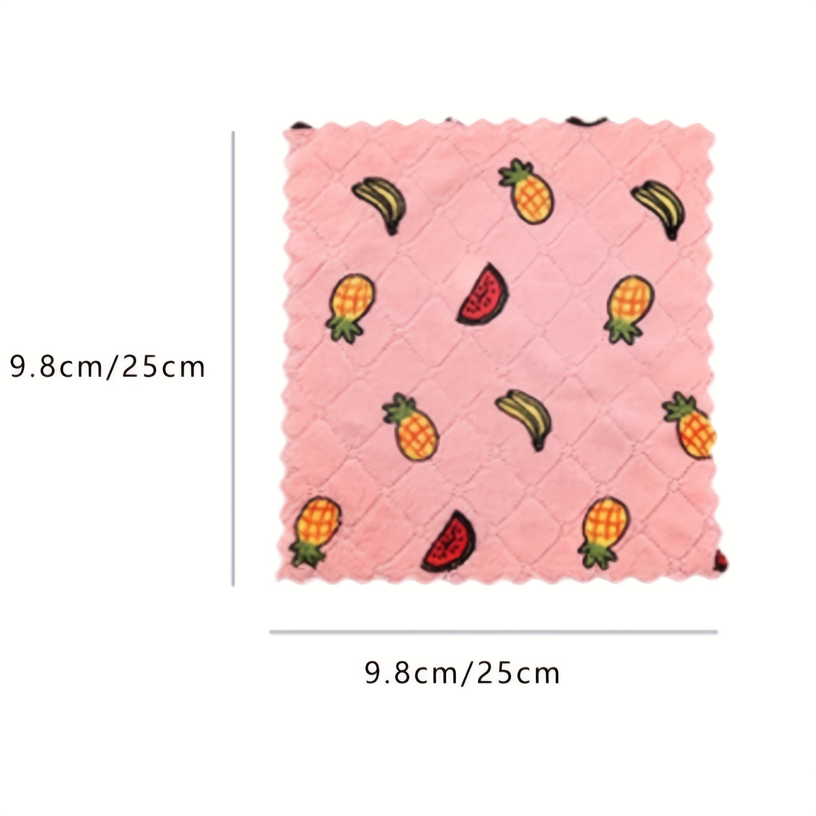 Double-sided Printed Coral Fleece Dishcloths, Absorbent Cartoon Pattern Cleaning  Rags, Cleaning Towels For Household, Cleaning Cloths Dish Towel - Temu